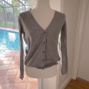 Grey cardigan